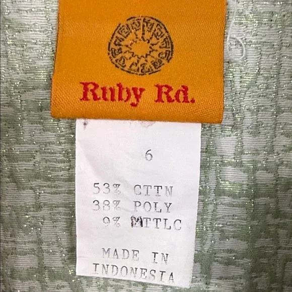 Ruby Rd. Textured Green Jacket - Picture 2 of 5